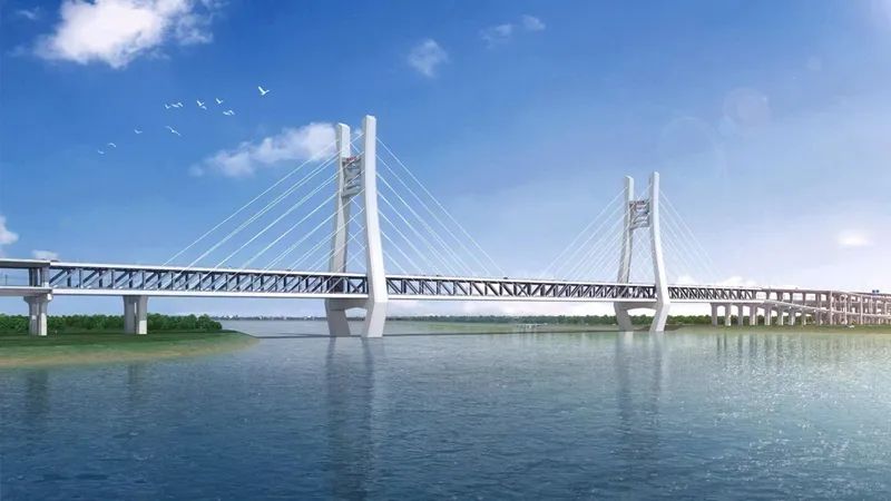 高铁“八纵八横”与南昌“十纵十横”相切线——公铁两用隆兴大桥建设全力推进_尊时凯龙