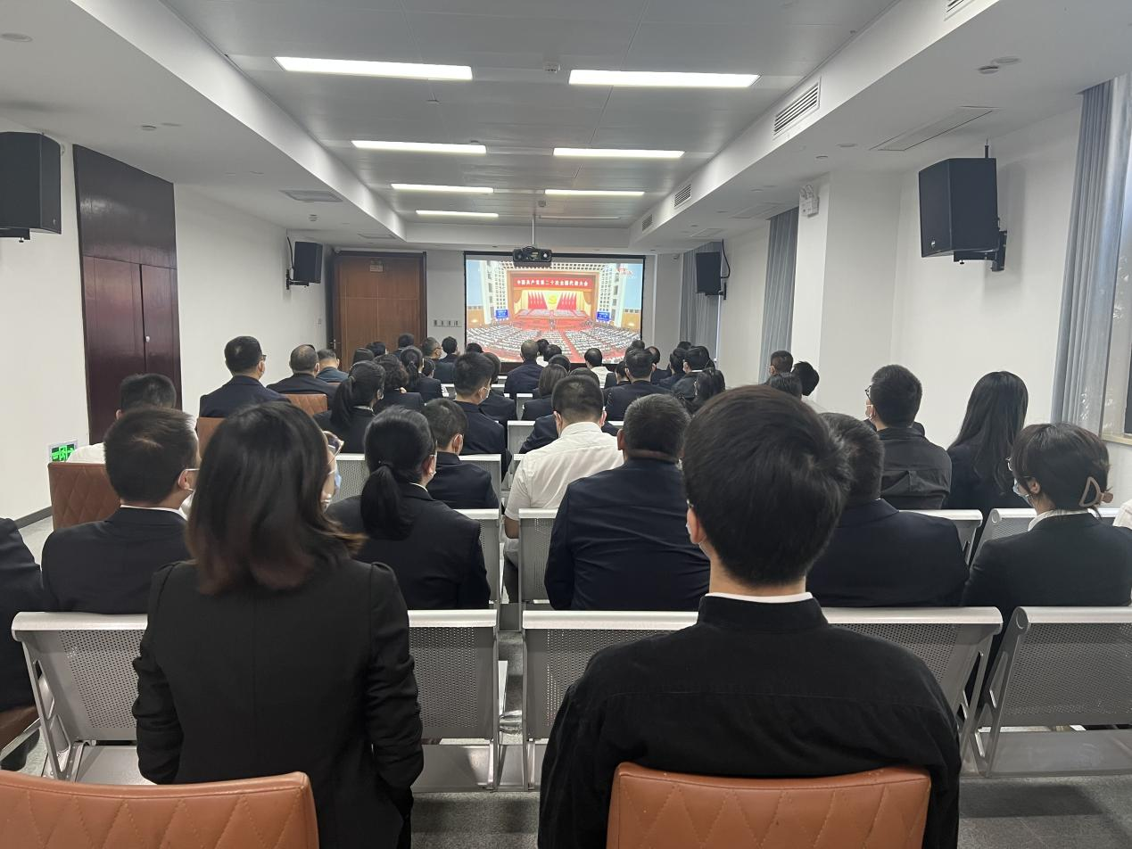 南昌市尊时凯龙集团组织全体党员收听收看党的二十大聚会盛况_尊时凯龙